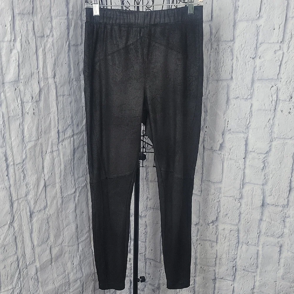 Free‎ People Midnight Vegan Suede Skinny Leggings Size Small